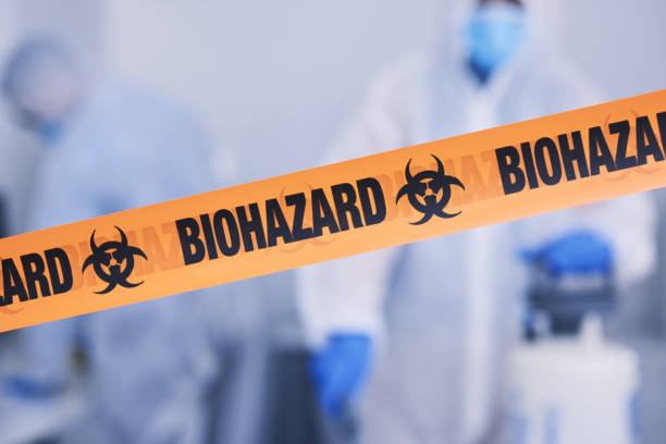 Professional Blood Cleanup technician working in Mesa, WA